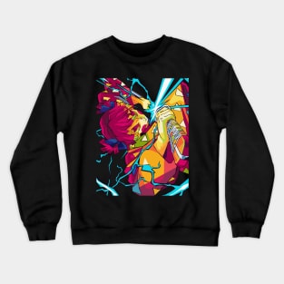 zenitsu pop art Crewneck Sweatshirt